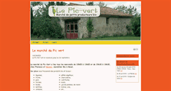 Desktop Screenshot of le-pic-vert.com